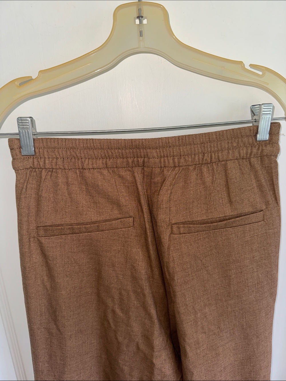 NWT H&M high-waist, wide-leg trousers w/elastic back. 29" inseam & 13" rise. - Picture 4 of 4